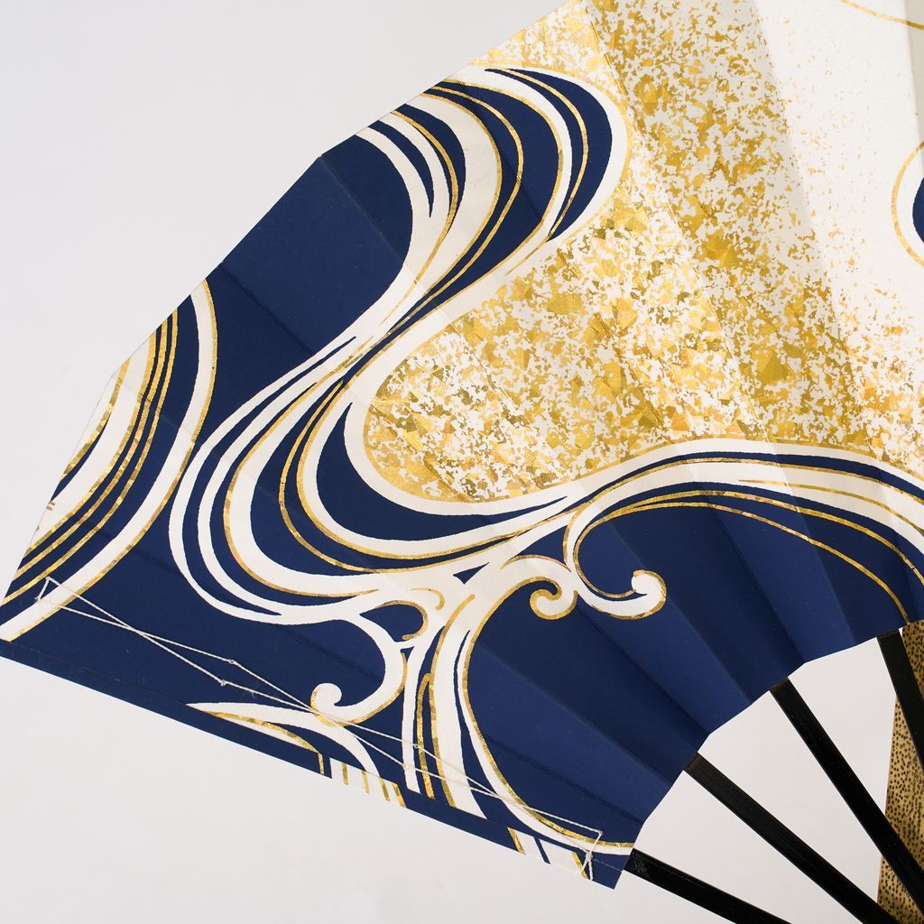 Japanese Dance Fan 9.5 sun with stand No.4023