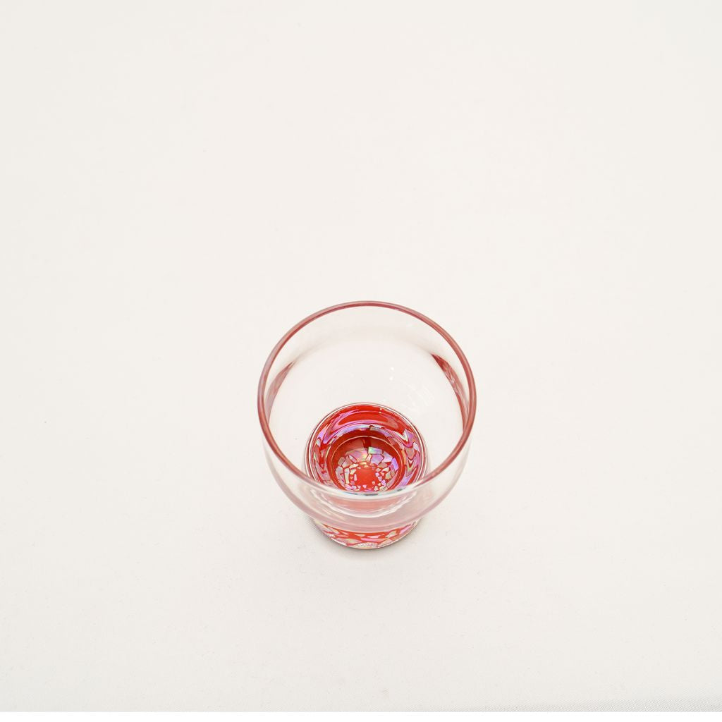 Raden Glass "Ishigaki" Red