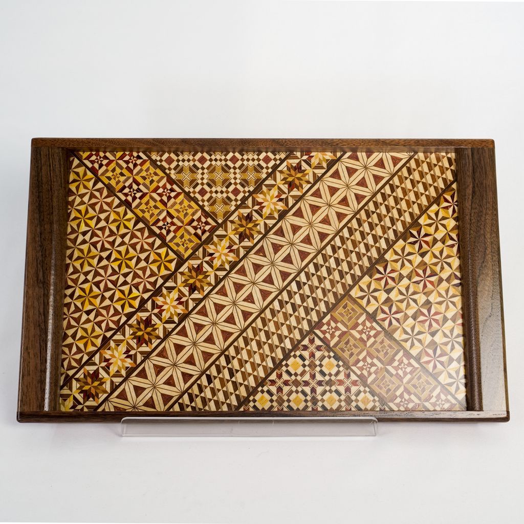 Hakone Yosegi "Rectangular tray" Small