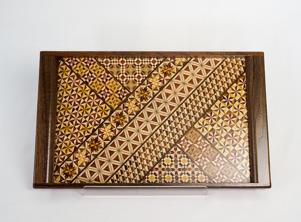 Hakone Yosegi "Rectangular tray" Large