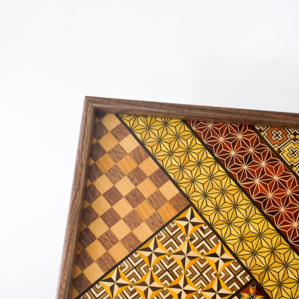 Hakone Yosegi "Rectangular tray" without handle