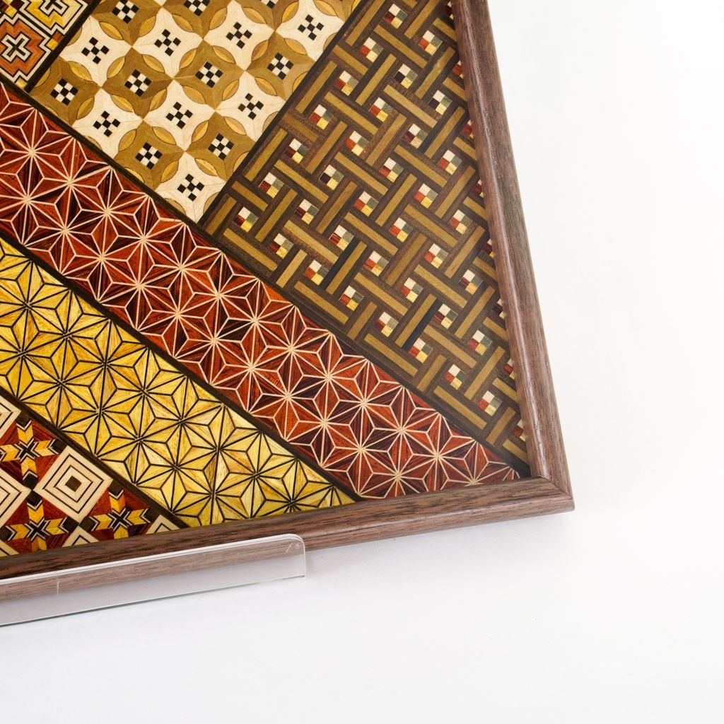 Hakone Yosegi "Rectangular tray" without handle