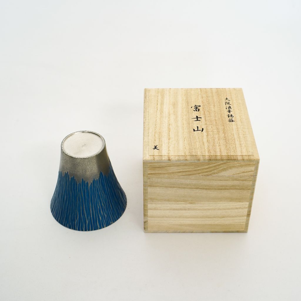 Tinware Tumbler Mt.Fuji Blue