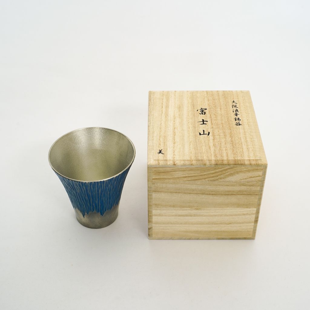 Tinware Tumbler Mt.Fuji Blue