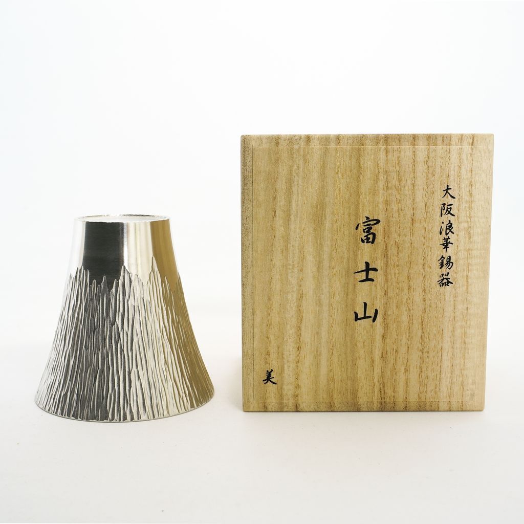 Tinware Tumbler Mt.Fuji Silver