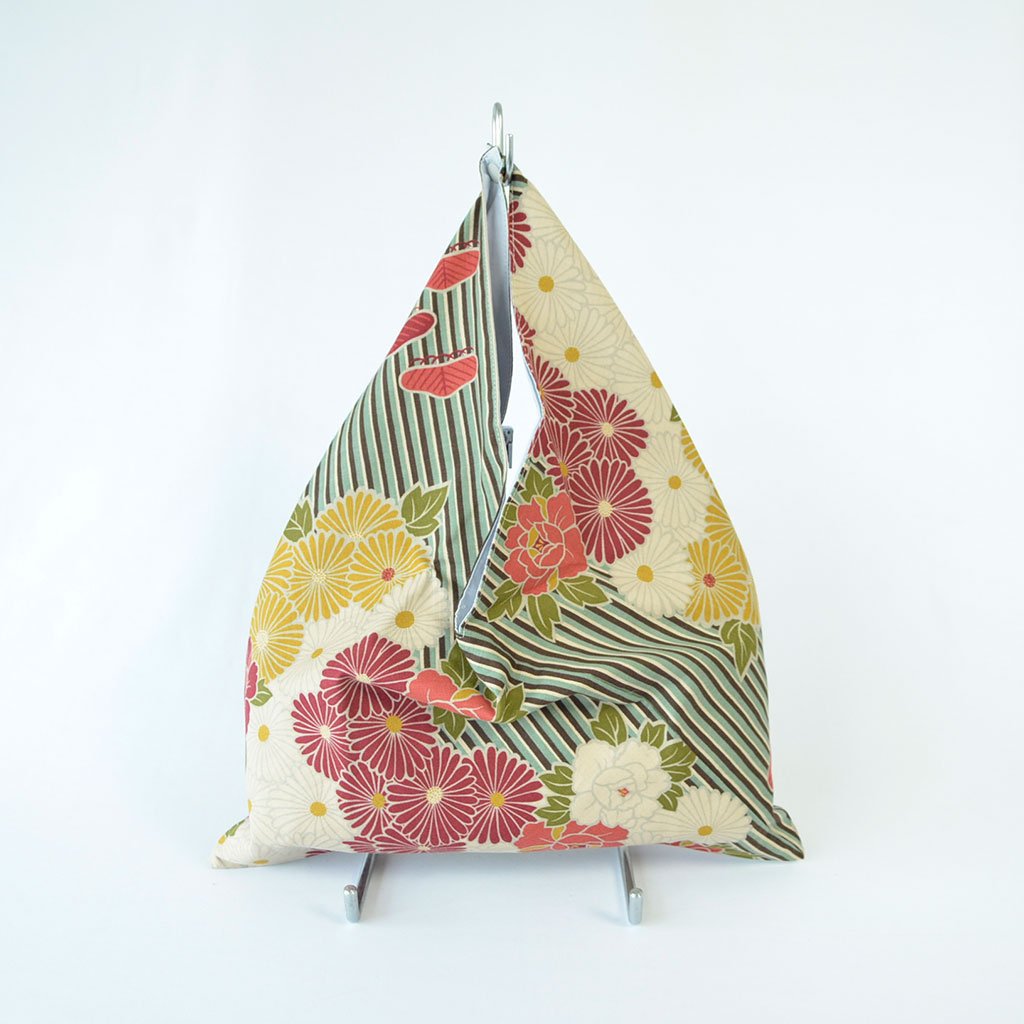 Eco Bag "Retro Flower" Blue