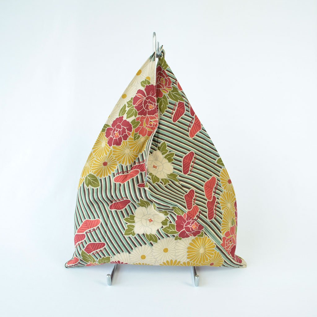 Eco Bag "Retro Flower" Blue