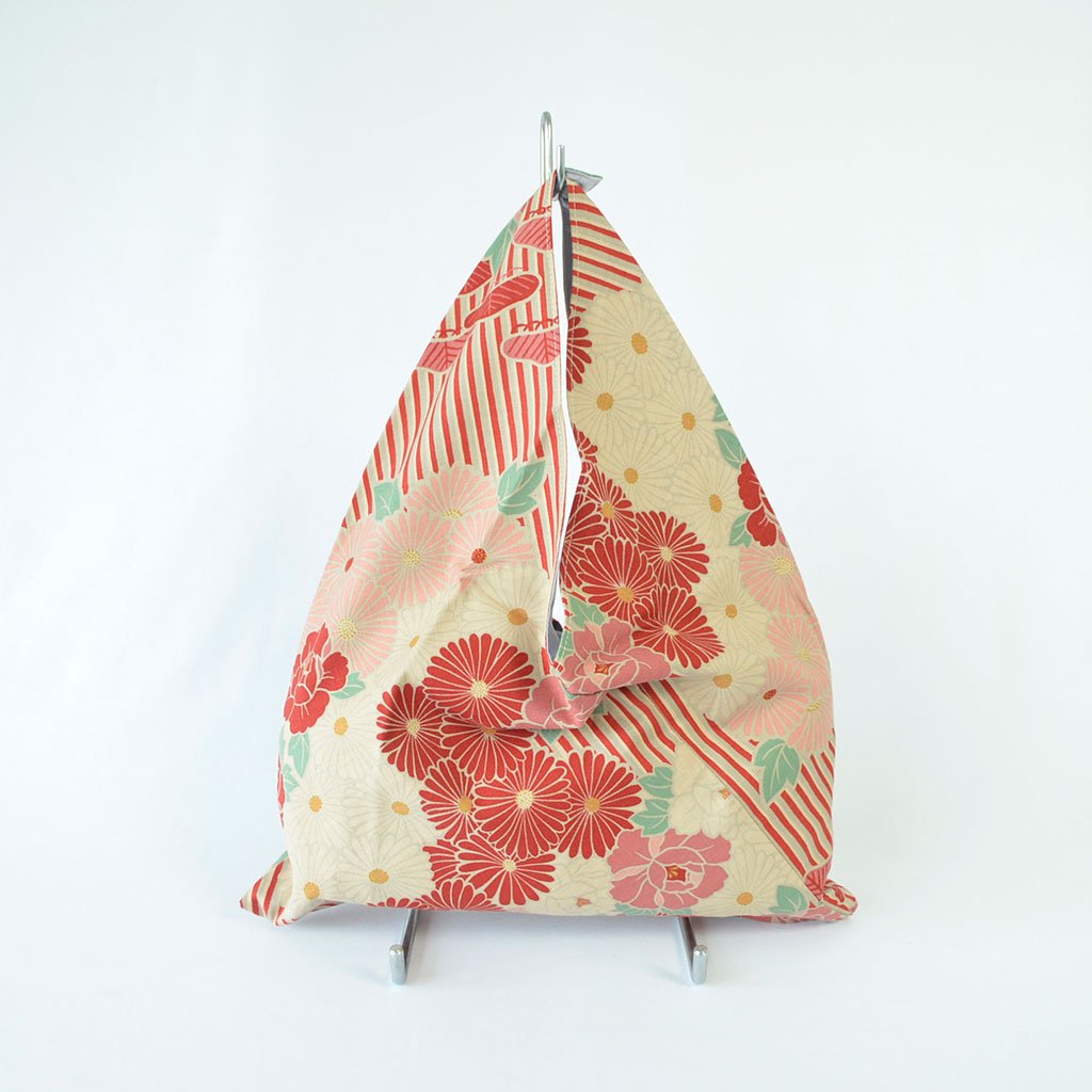 Eco Bag "Retro Flower" Red