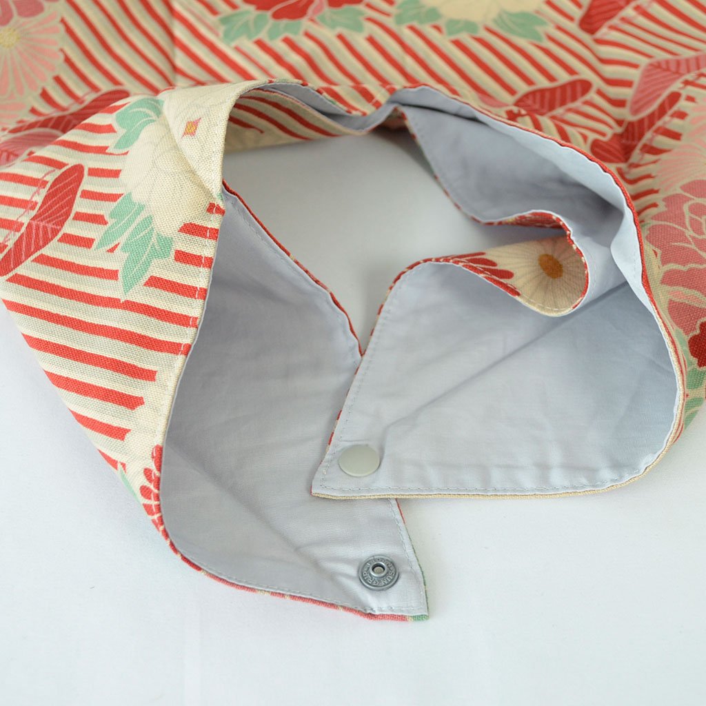 Eco Bag "Retro Flower" Red