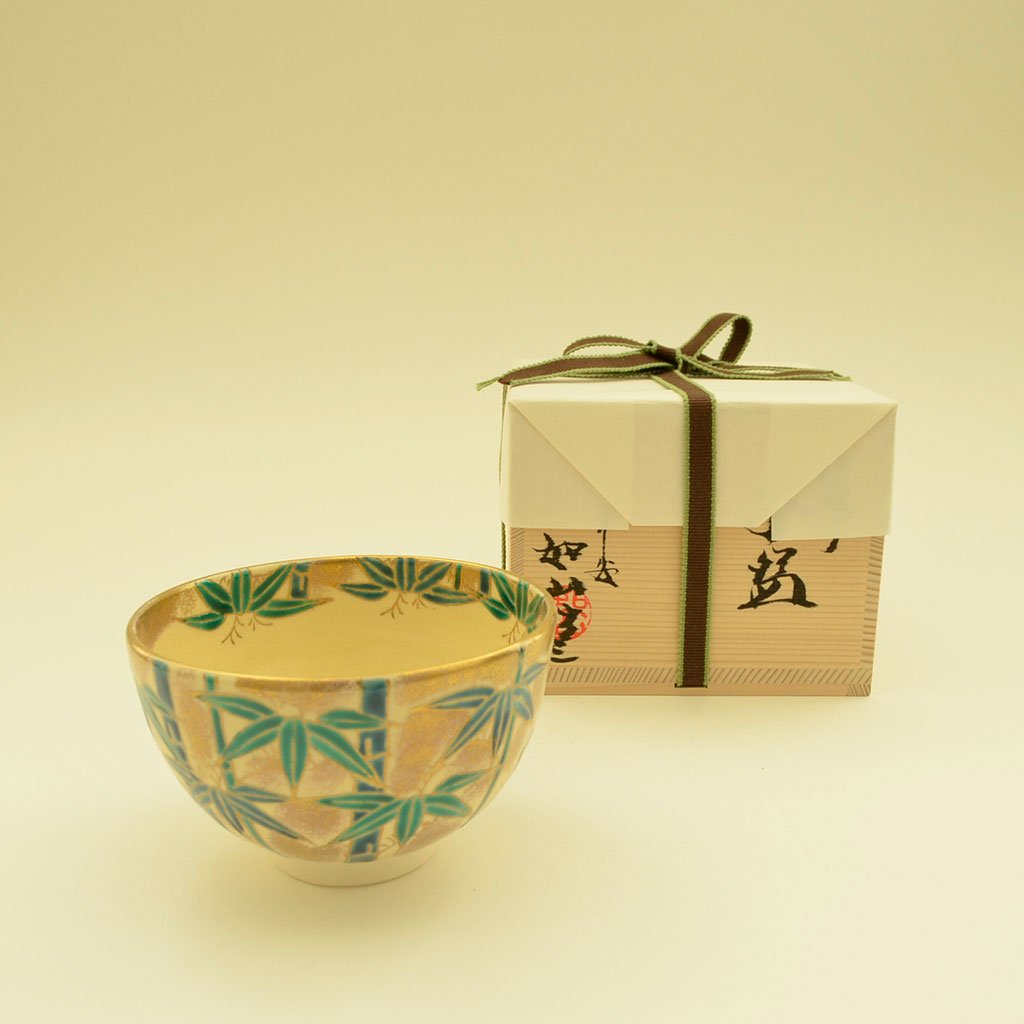 Tea Bowl "Golden Bamboo"