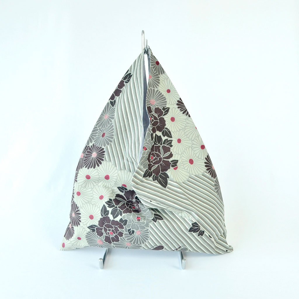 Eco Bag "Retro Flower" Black