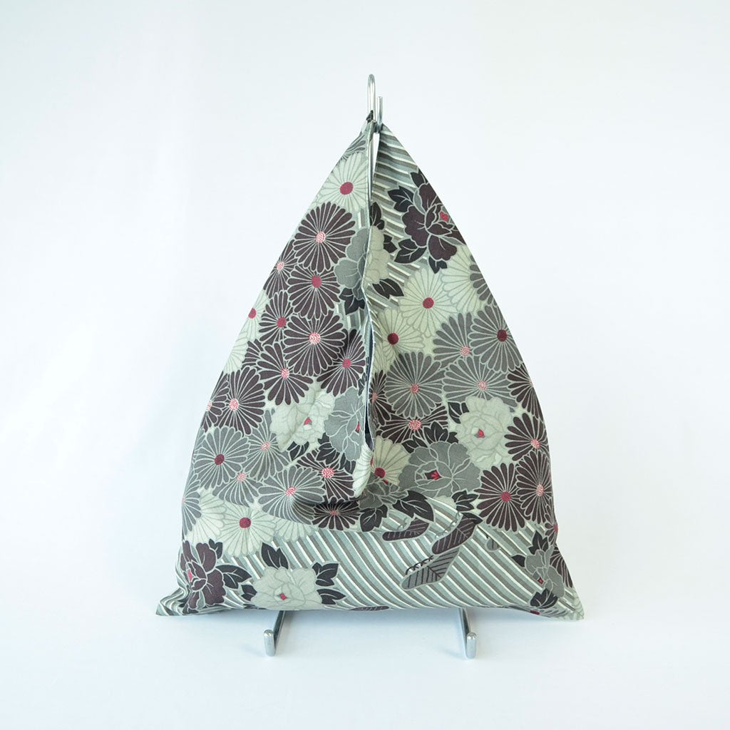 Eco Bag "Retro Flower" Black