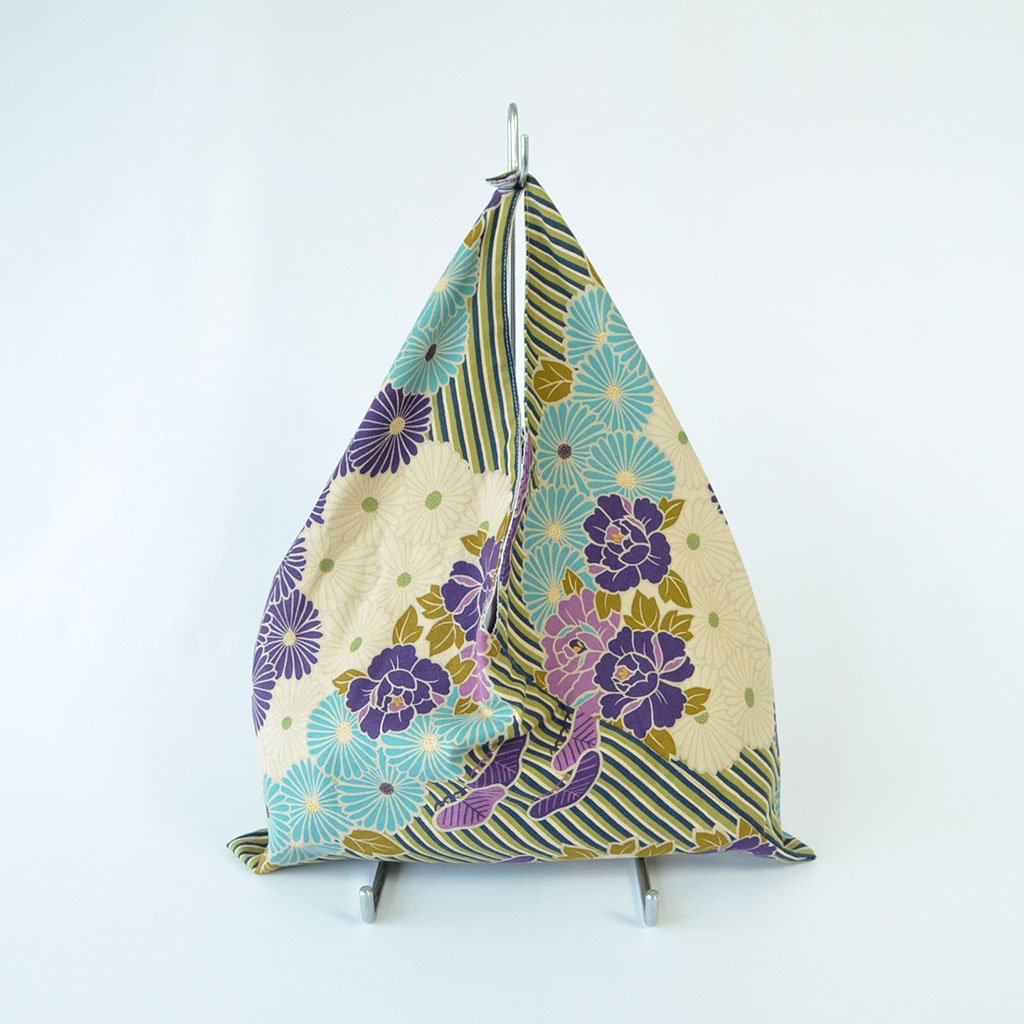 Eco Bag "Retro Flower" Purple