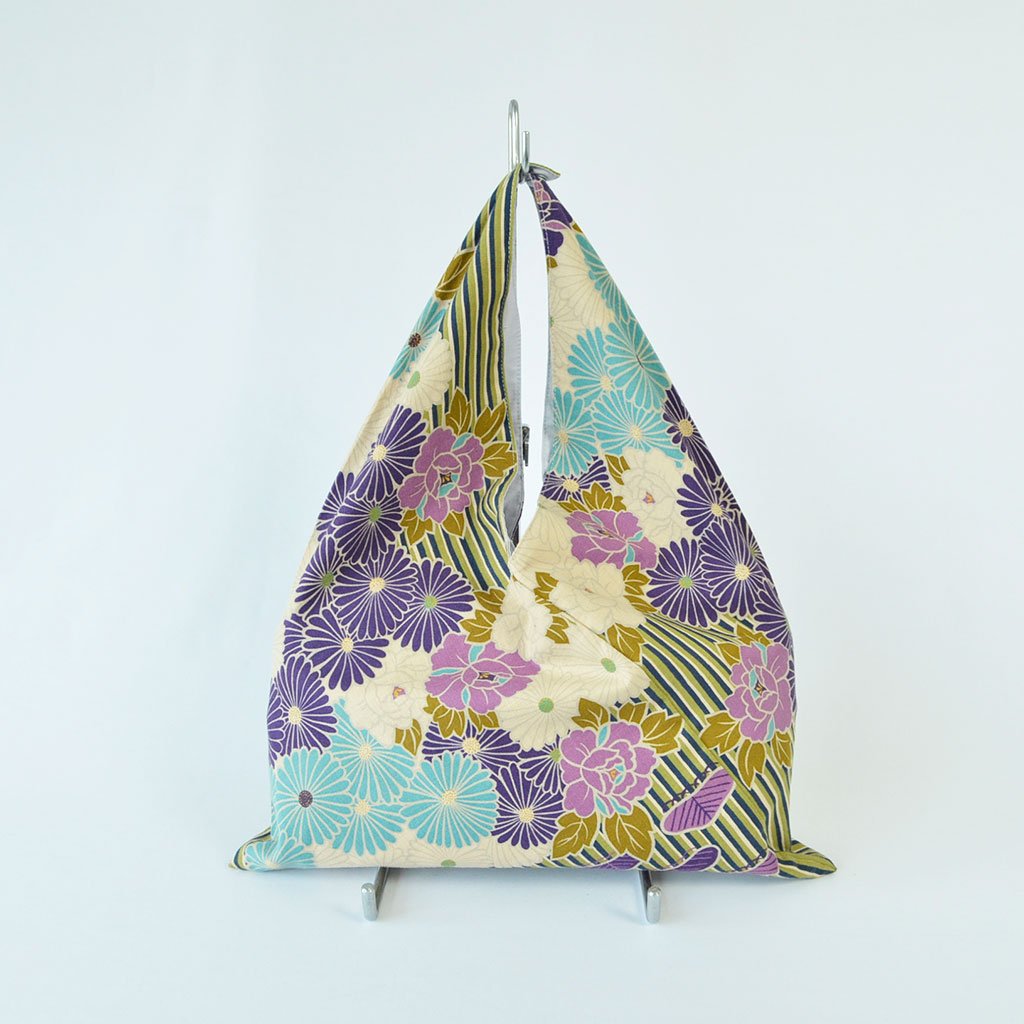 Eco Bag "Retro Flower" Purple