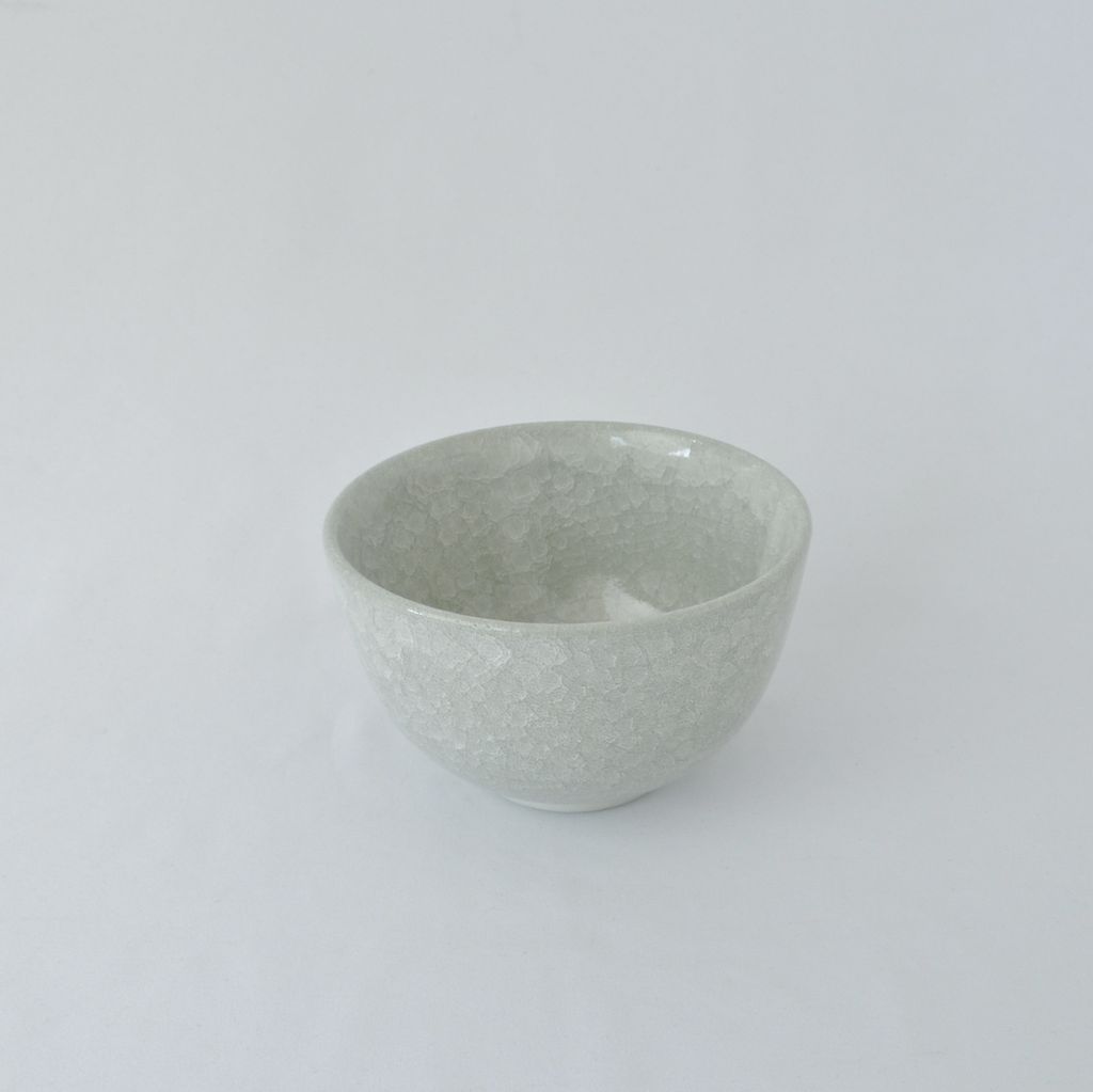 Kiyomizu Tea Bowl "Kikko" Gray