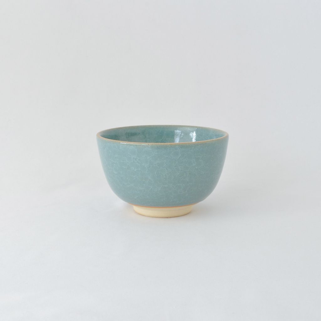 Kiyomizu Tea Bowl "Kikko" Blue