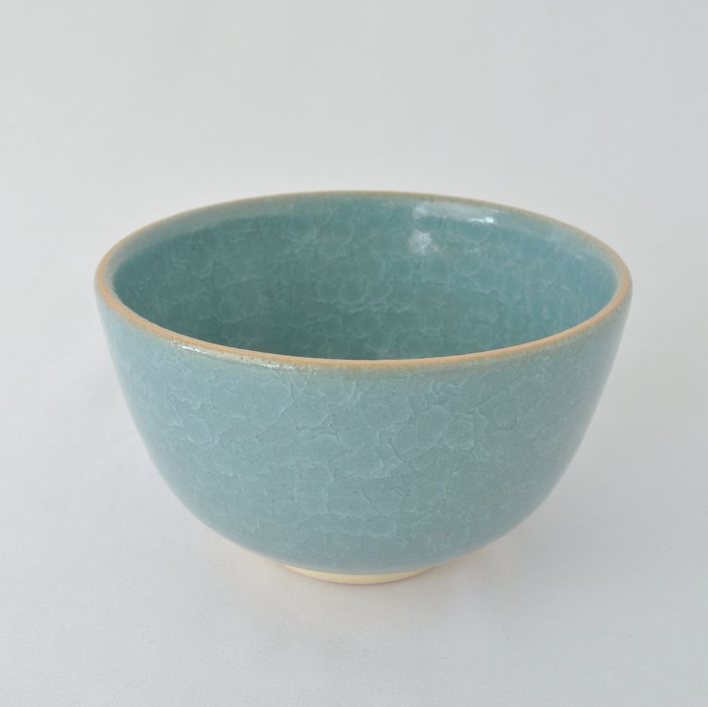 Kiyomizu Tea Bowl "Kikko" Blue