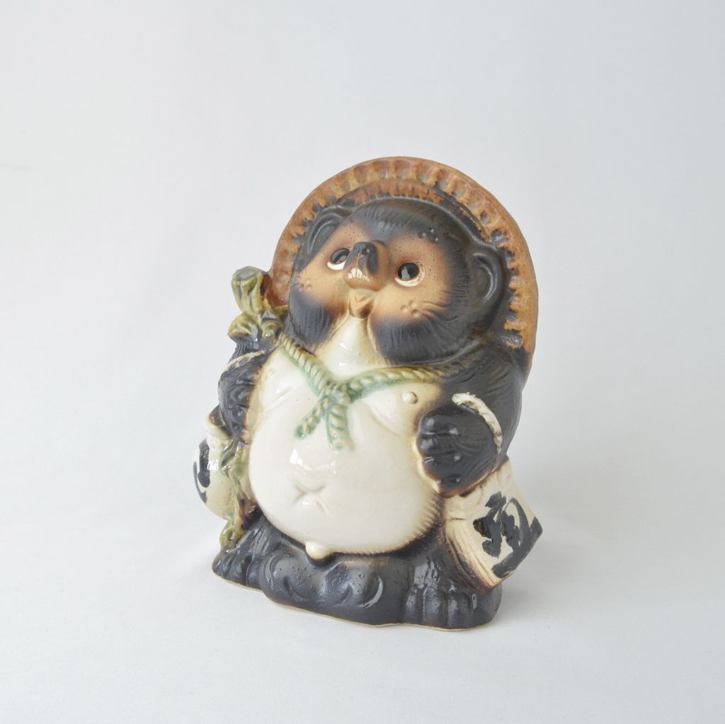 Shigaraki ware Raccoon-dog Figurine Male