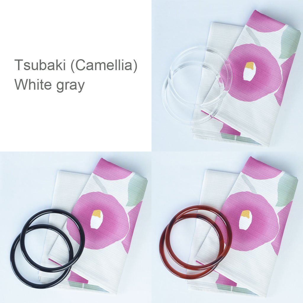 Furoshiki & Handle Set "Takehisa Yumeji" Ring handle