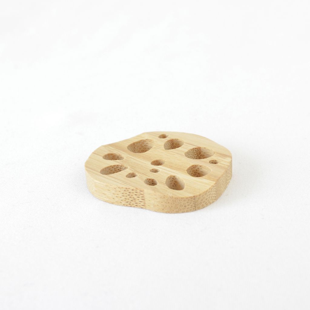 Bamboo Chopstick rest 5pcs set "Lotus root"