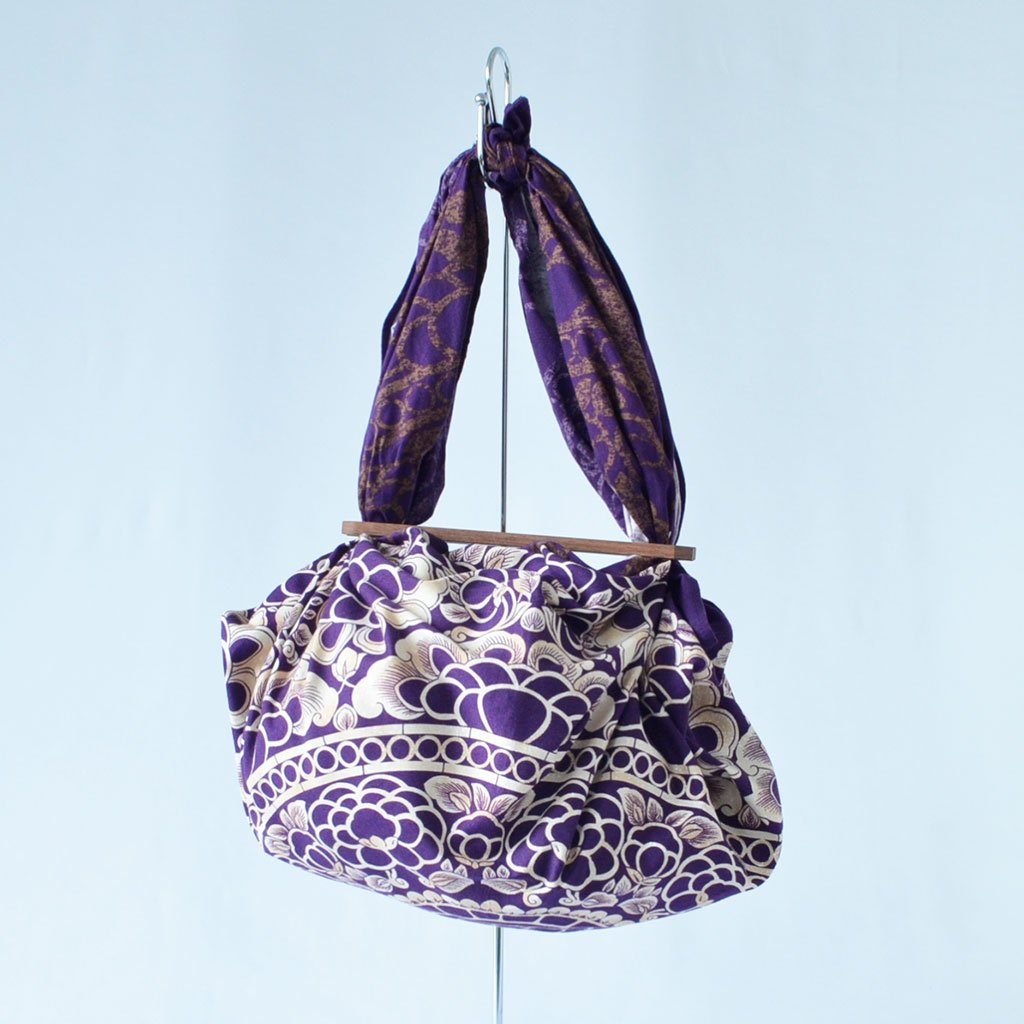 Furoshiki & Handle Set "Waon" Wood handle