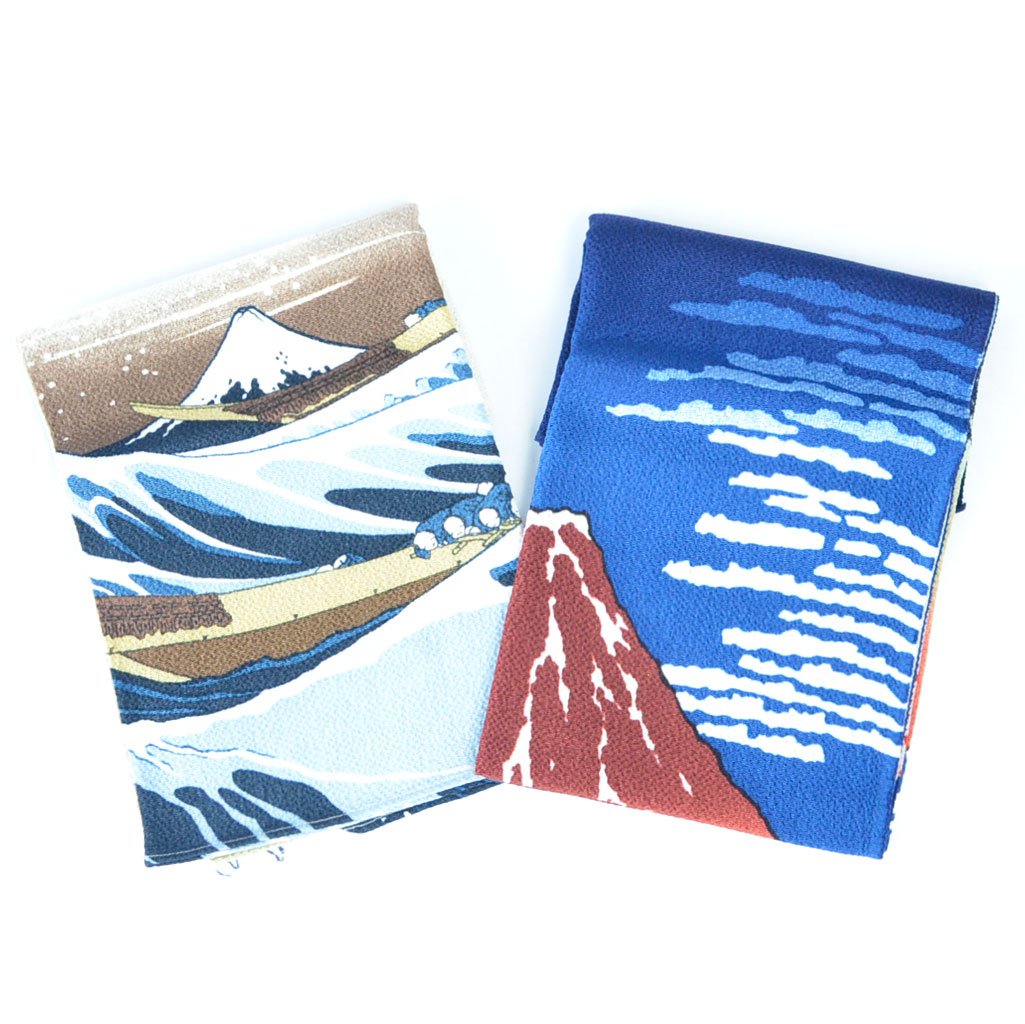 Furoshiki 2pcs Set "Hokusai"