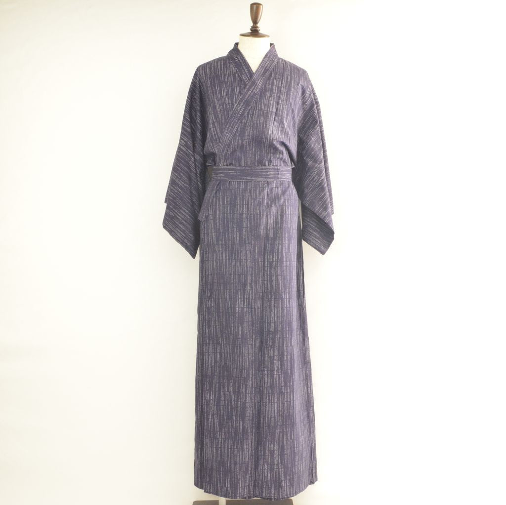 Japanese Yukata Men’s Cotton "Kasuri"