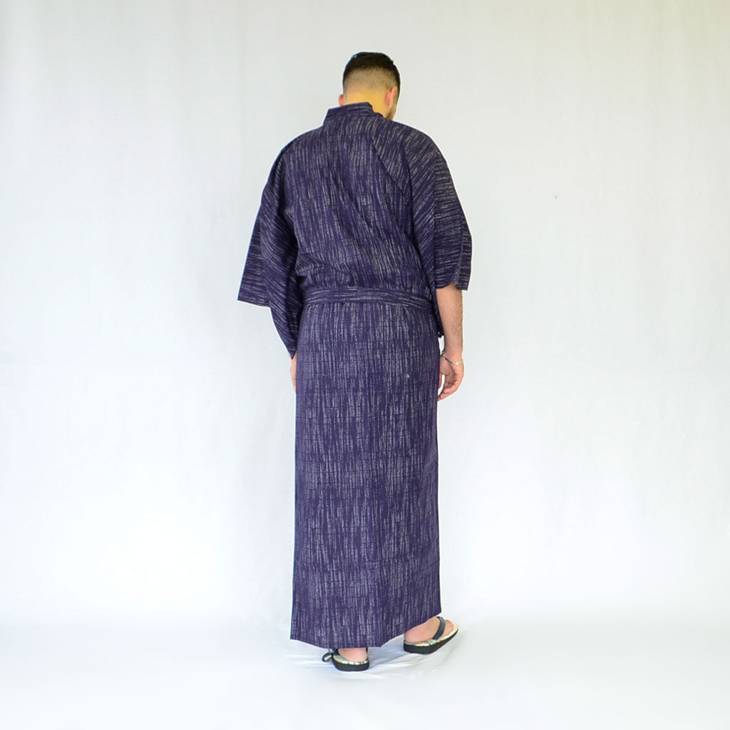 Japanese Yukata Men’s Cotton "Kasuri"