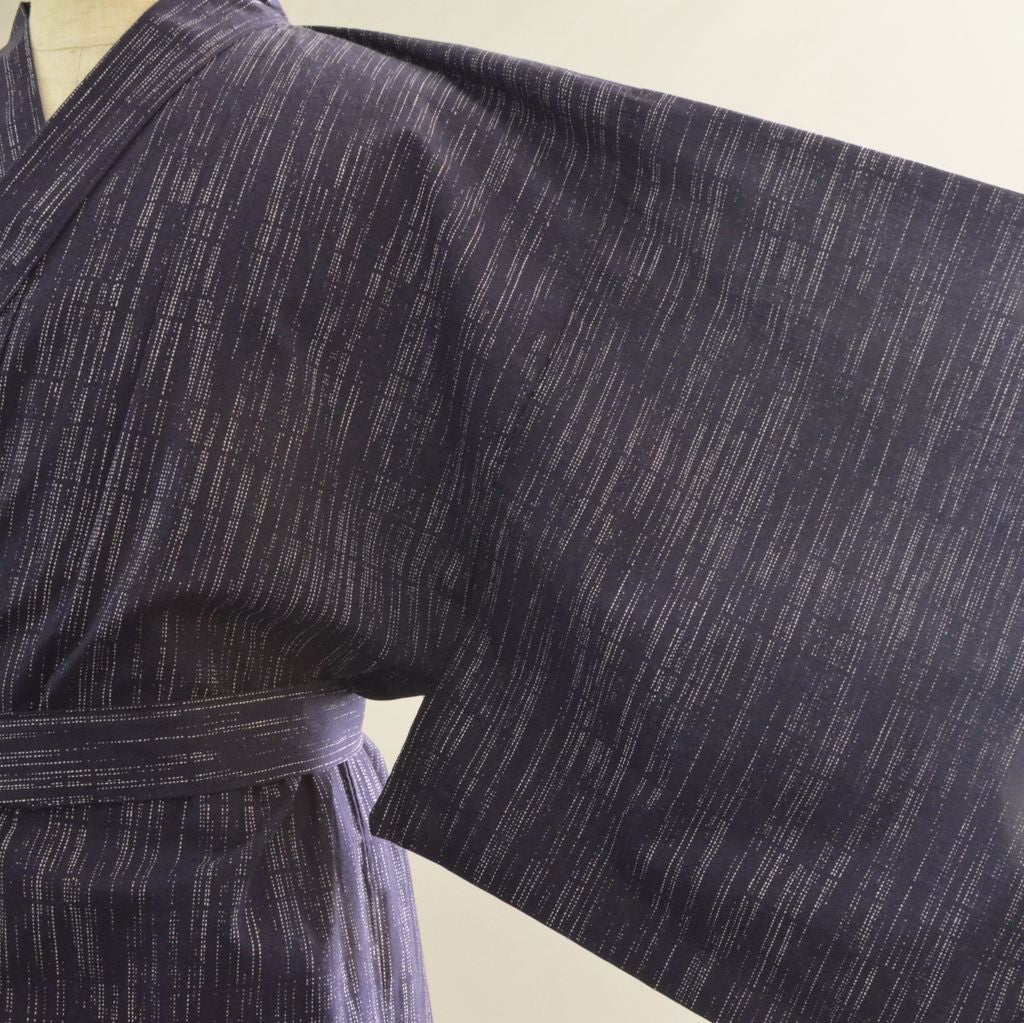 Japanese Yukata Men’s Cotton "Kasuri"