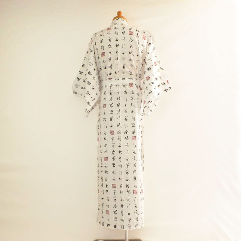 Japanese Yukata Men’s Cotton "Characters"