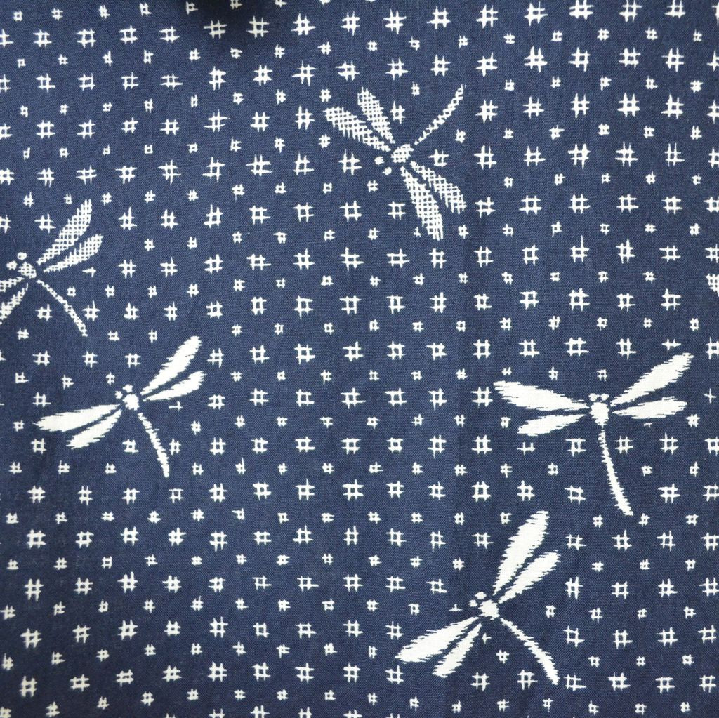 Japanese Yukata Unisex Cotton Knee-length "Dragonfly"