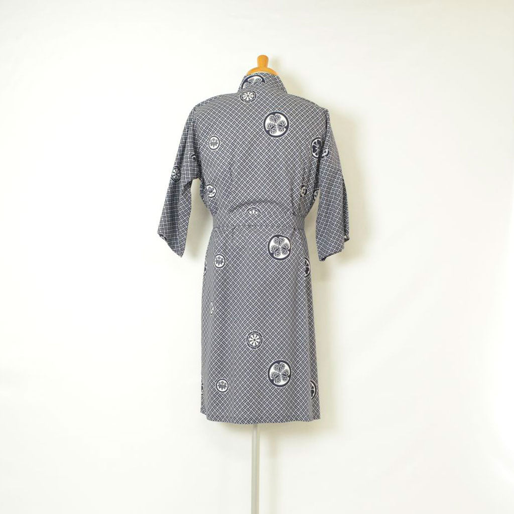 Japanese Yukata Unisex Cotton Knee-length "Crest"