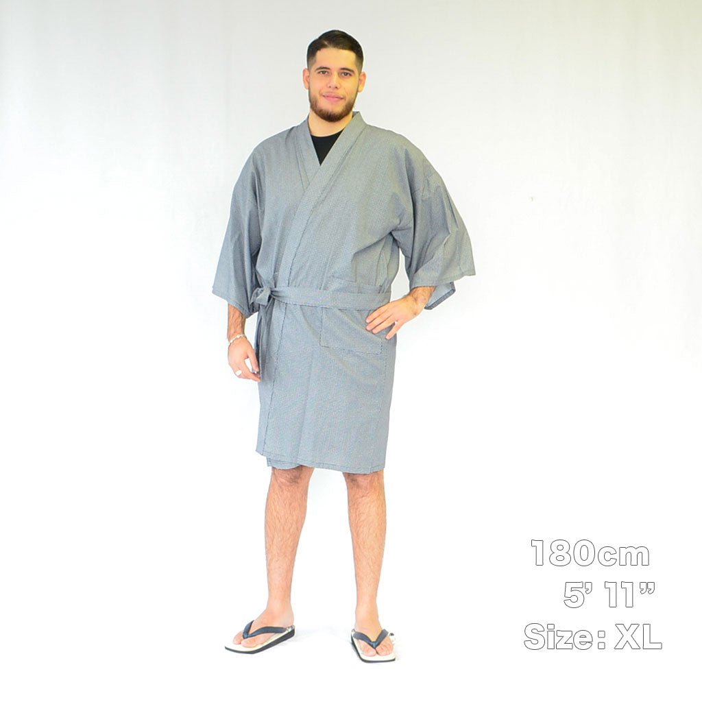 Japanese Yukata Unsiex Cotton Knee-length "Kogara"