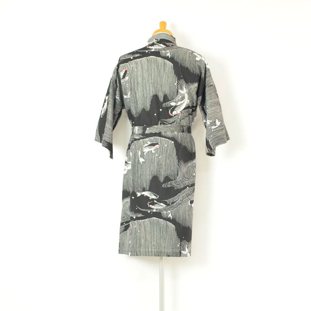 Japanese Yukata Unisex Cotton Knee-length "Carp"
