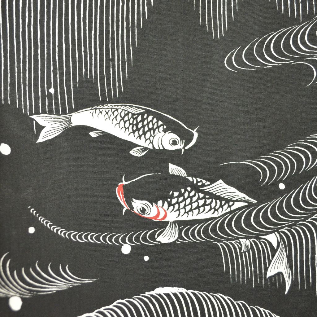 Japanese Yukata Unisex Cotton Knee-length "Carp"