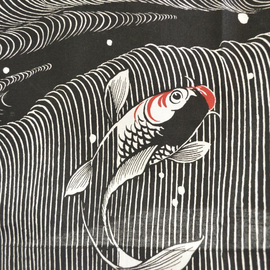 Japanese Yukata Unisex Cotton Knee-length "Carp"