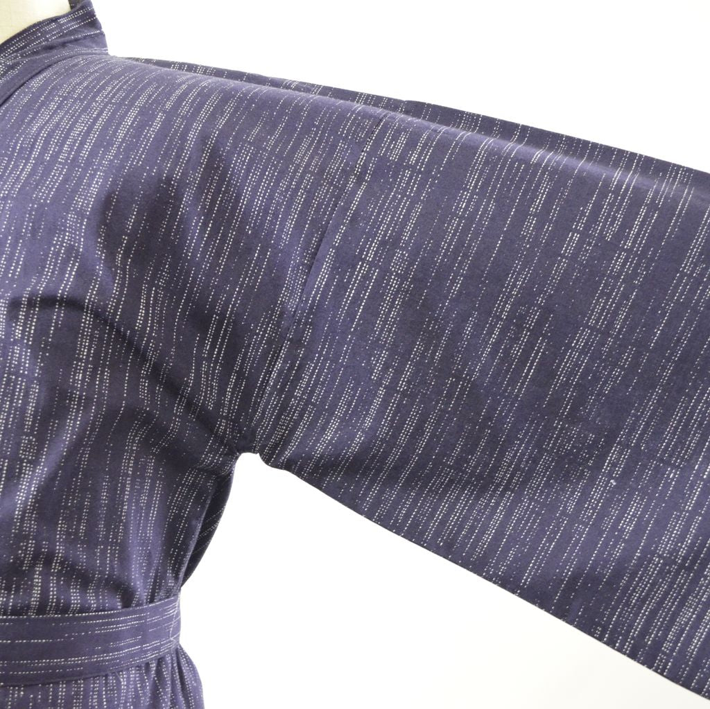 Japanese Yukata Unisex Cotton Knee-length "Kasuri"