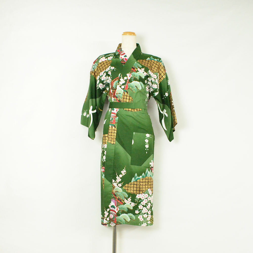 Japanese Colorful Yukata Women's Cotton Knee-length "Mt. Daimonji"