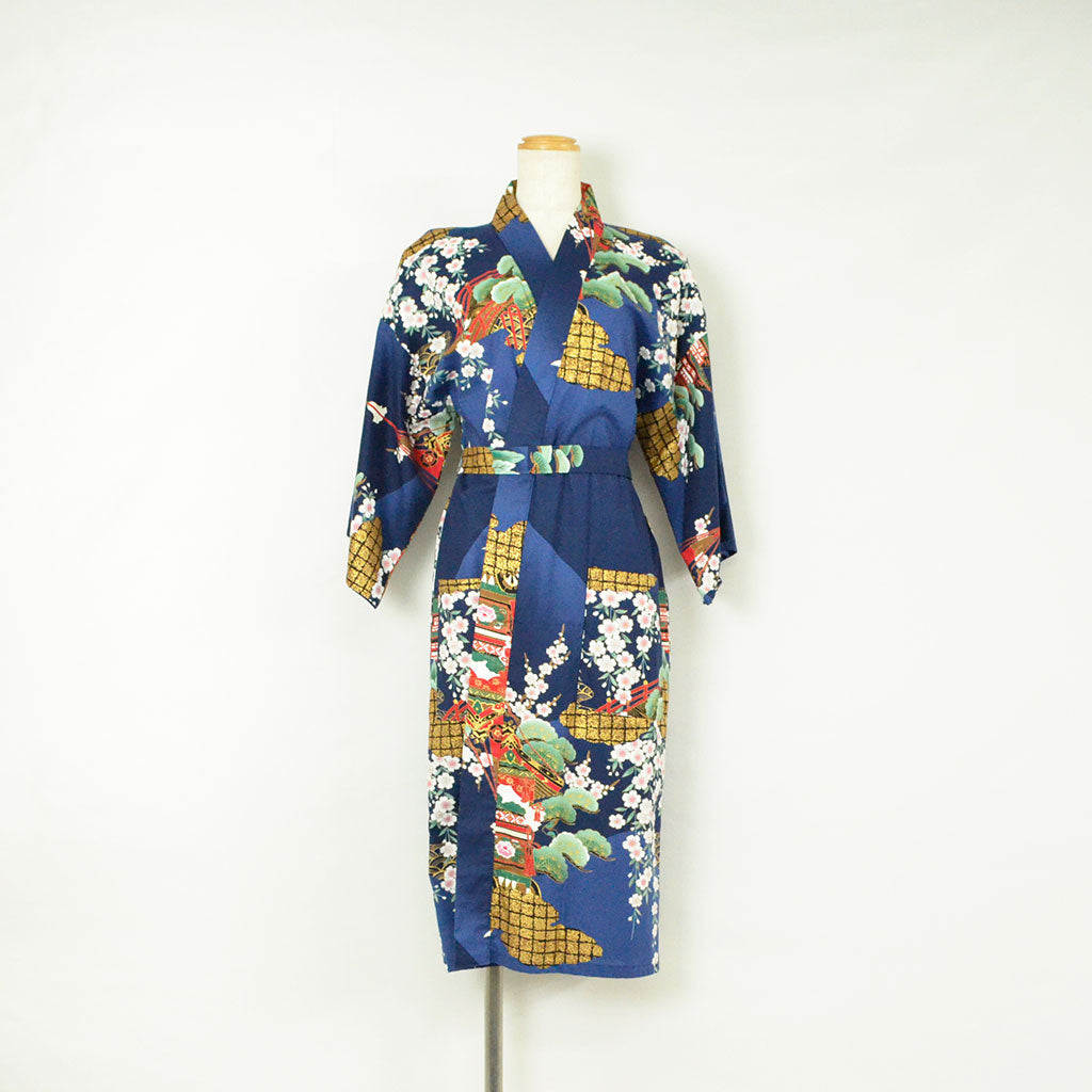 Japanese Colorful Yukata Women's Cotton Knee-length "Mt. Daimonji"