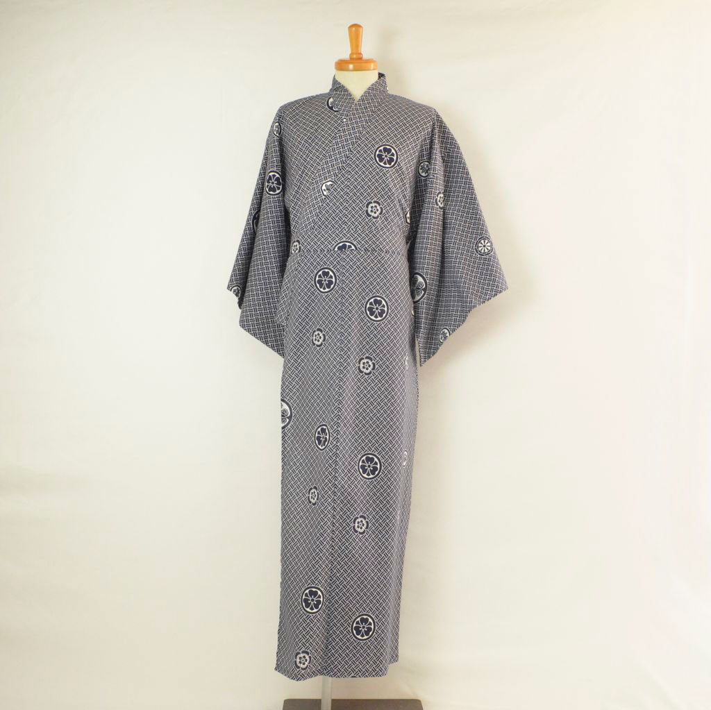 Japanese Yukata Men’s Cotton "Crest"