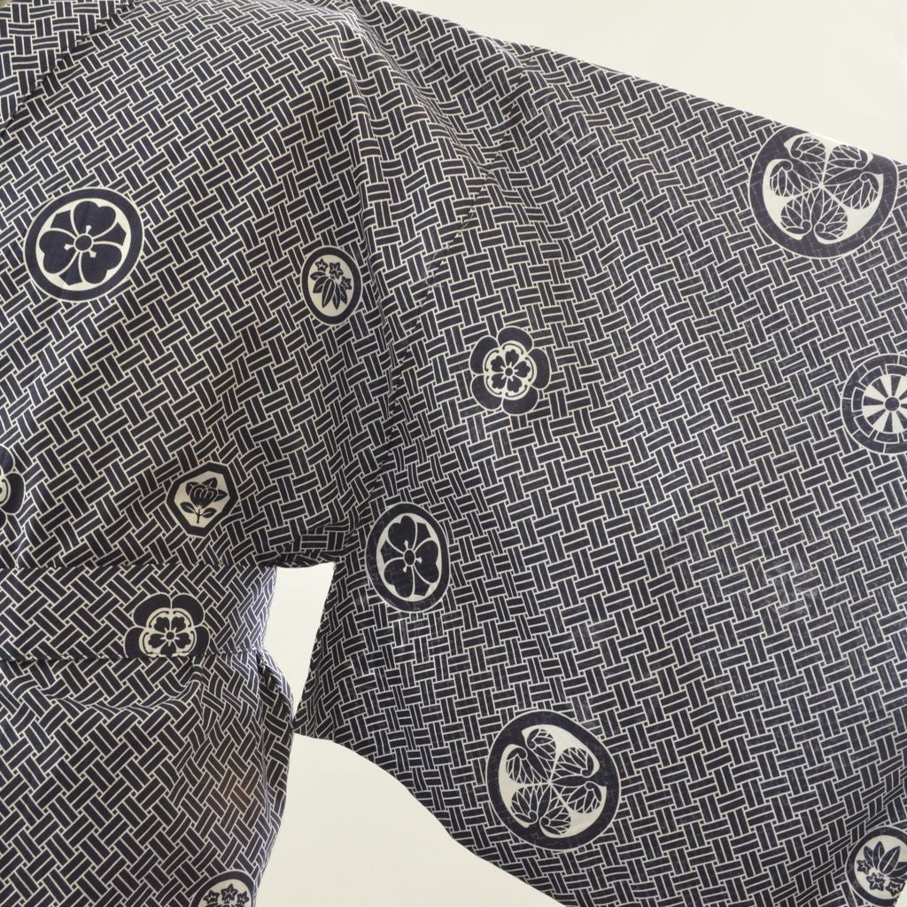 Japanese Yukata Men’s Cotton "Crest"