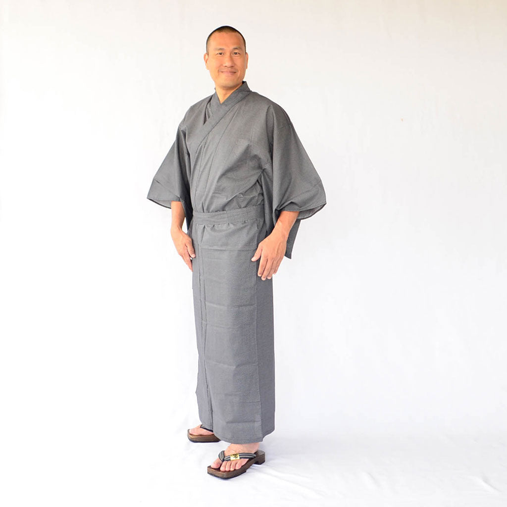 Japanese Yukata Men’s Cotton "Fundo pattern"