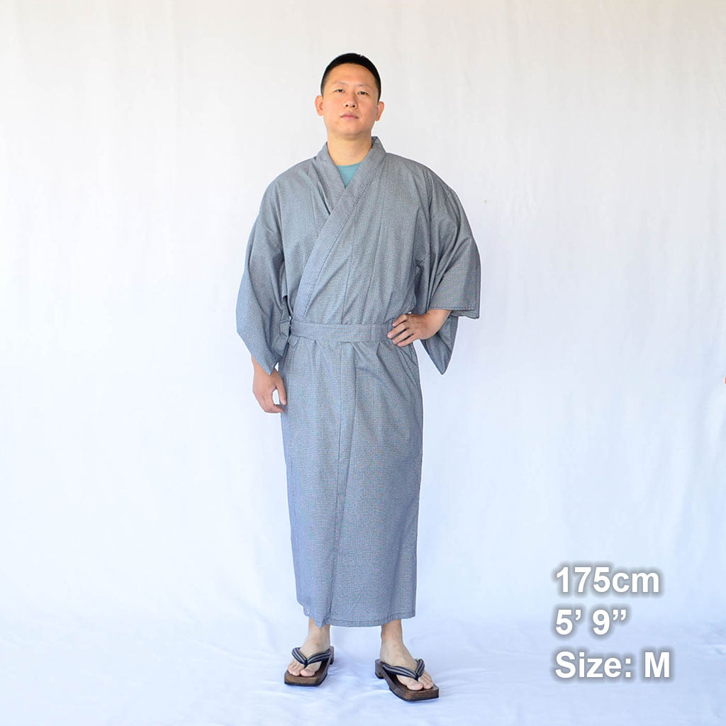 Japanese Yukata Men’s Cotton "Fundo pattern"
