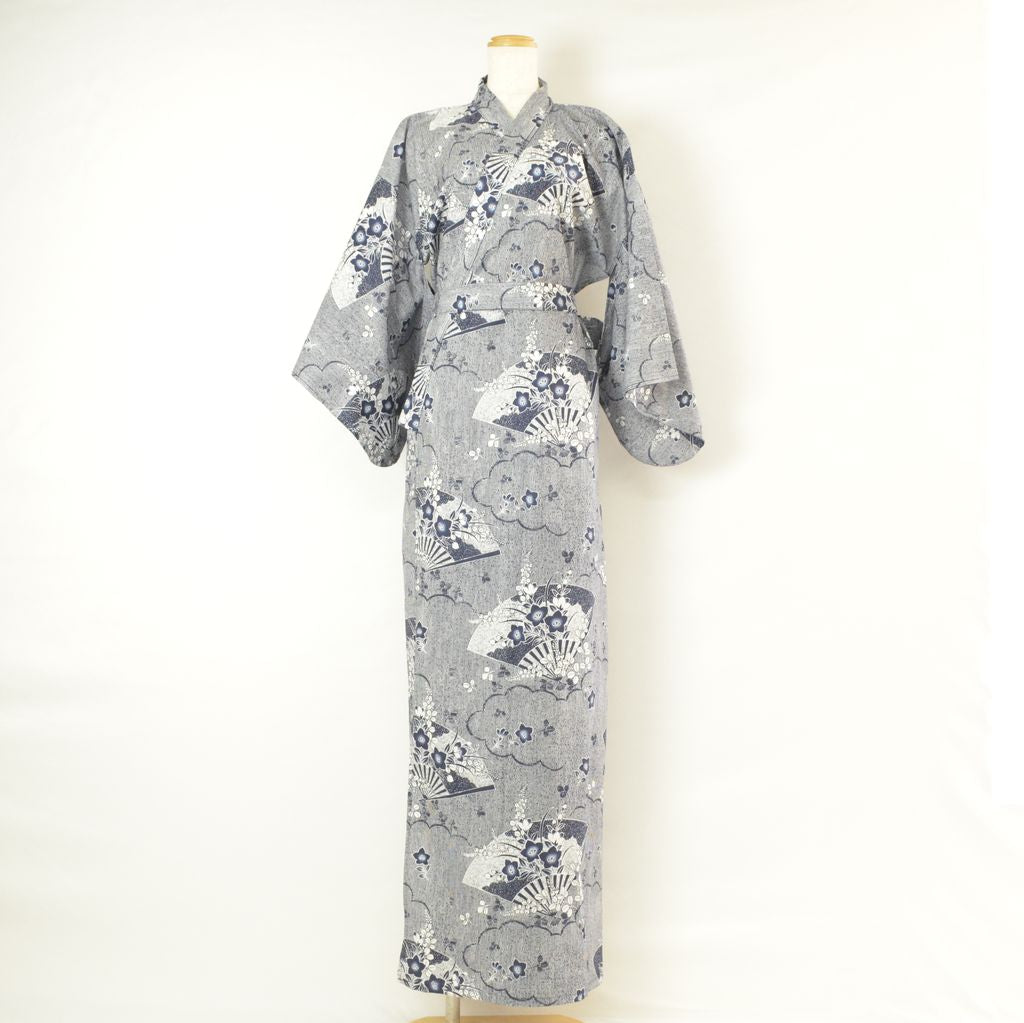 Japanese Yukata Women's Cotton "Folding Fans"