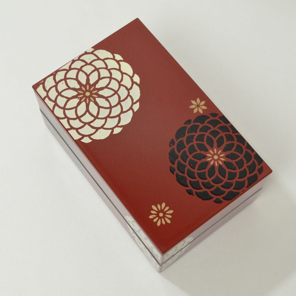 Bento Box, Chopsticks and Bag Set "Blooming Flowers"