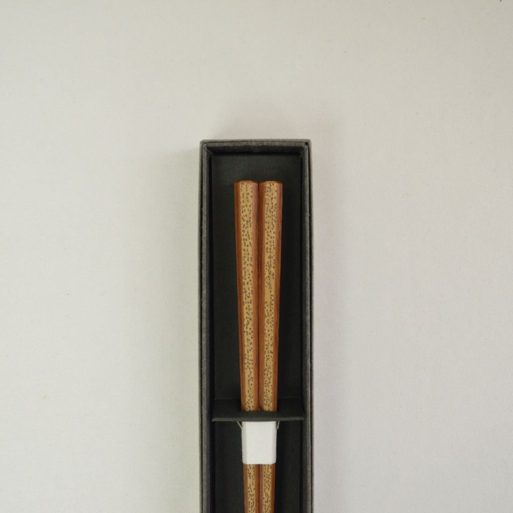 Chopsticks Octagonal Bamboo Chopsticks "Sesame-spot Bamboo"