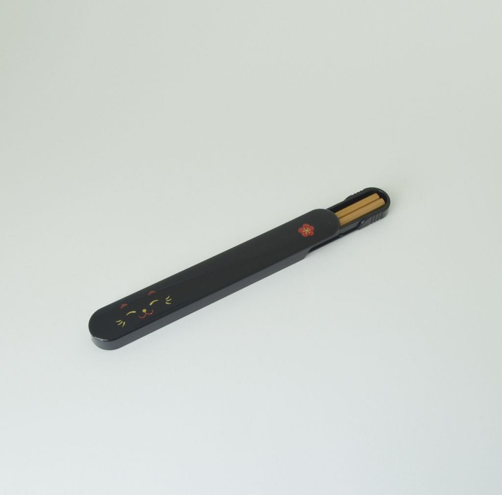 Bento Box and Chopsticks Set "Maneki-Neko"