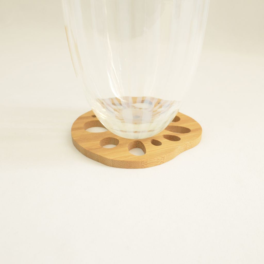 Bamboo Coasters Set of 5pcs "Lotus Root"