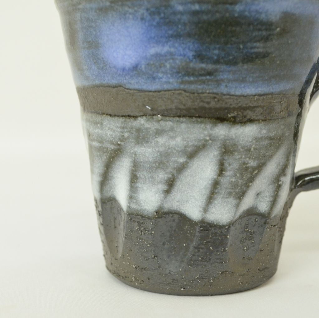 Shigaraki Ware Mug "Blue Sky"