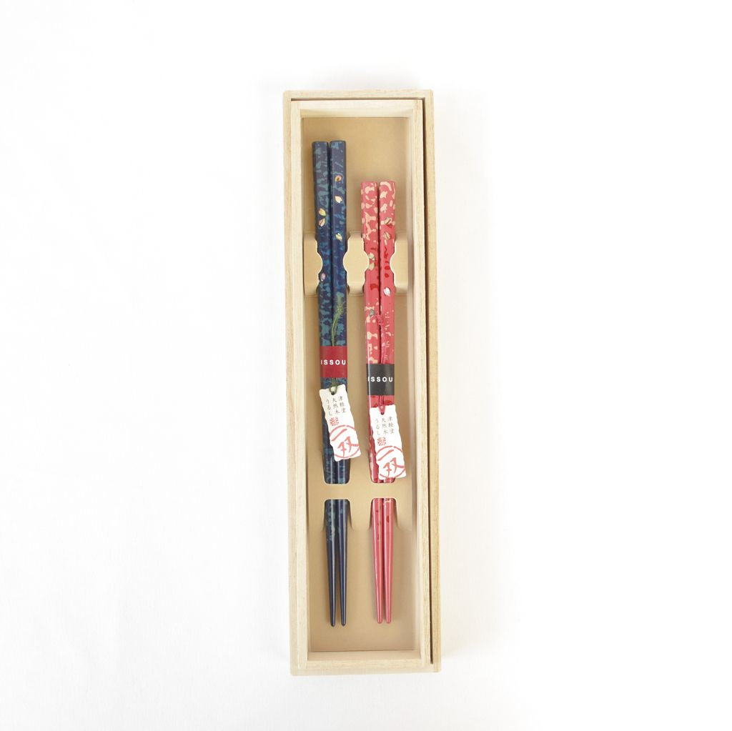 Chopsticks Set of 2P "Cherry Blossoms of Northern Country"
